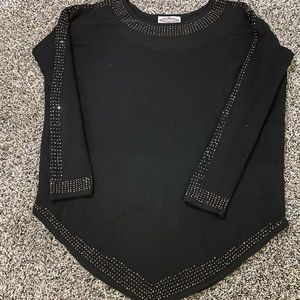 Black bling sweater